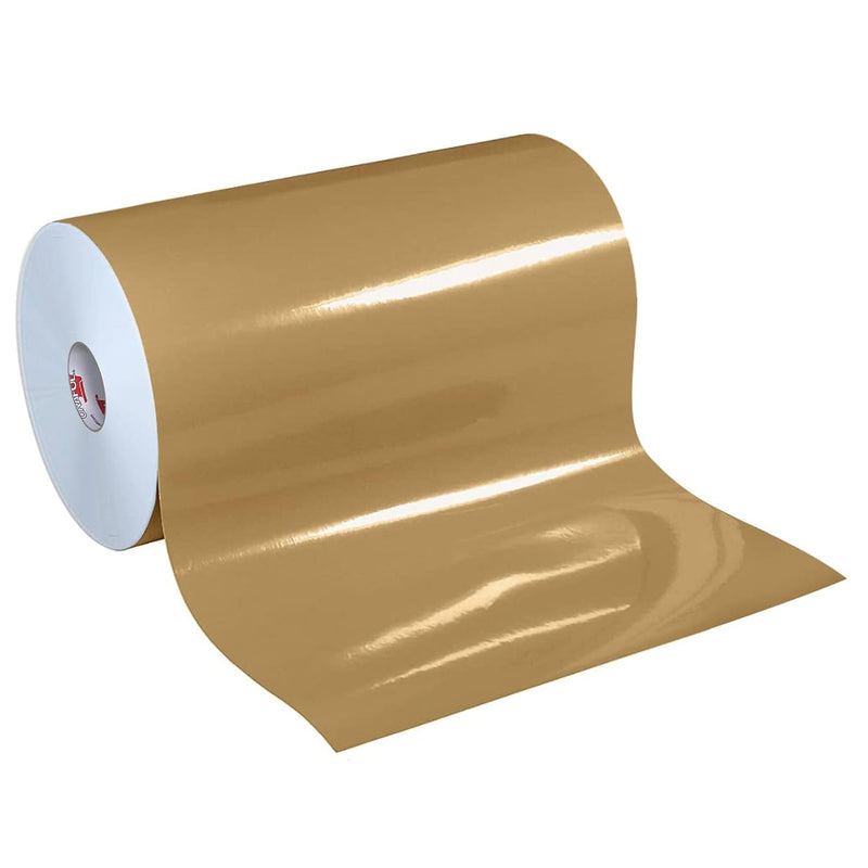 651 Glossy Vinyl Roll 12 Inches By 150 Feet - Light Brown