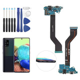 Usb Charging Port For Samsung Galaxy A71 5G A716U Dock Connector Charger Board Flex Cable Assembly Replacement For Samsung Galaxy A71 5G A716U With Tools(Only For A716U)