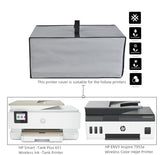 Heavy Duty Fabric Nylon Printer Dust Cover Compatible With Hp Smart -Tank Plus 651 Wireless All-In-One Ink -Tank Printer/Hp Envy Inspire 7955E Wireless Color Inkjet Printer (Silver Grey)