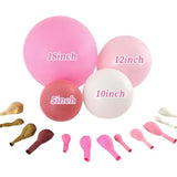 Pink & Gold Balloon Arch Kit – 159pcs for Weddings, Birthdays, Baby Showers and More