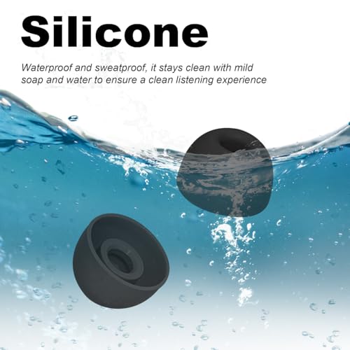 Replacement Ear Tips Compatible with Beats Powerbeats Pro 2 Earbuds with Cleaner Kit, Soft Silicone Earbuds Eartips for Beats Fit Pro, Studio Buds,