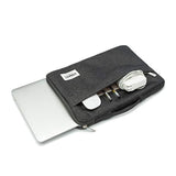 360° Protective Laptop Sleeve Case Bag Cover With Handle For Macbook Air 13 Inch And 13.3 Inch Hp,Lenovo,Dell,Asus,Acer Notebook Computer (Black)