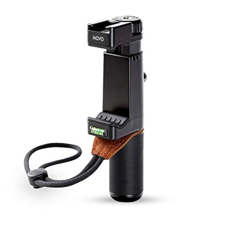 Pr-1 Smartphone Grip Handle Rig With Wrist Strap, Tripod Mount And Cold Shoe Mount For Lights And Microphones - For Iphone, Samsung, Htc, Lg, Google, Android