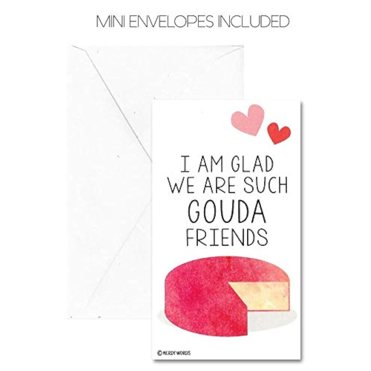 Mini Wine & Cheese Charcuterie Board Valentines (Set Of 24, Wallet-Sized Cards) For Valentine'S Day (Set Of 24)
