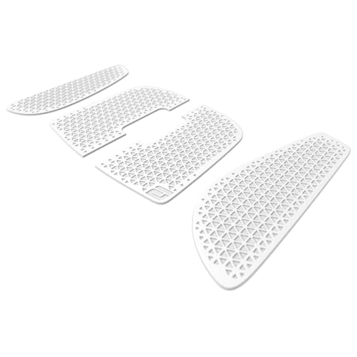 Op1 Skin Set, 4 Pieces, Pre-Cut, Compatible With Op1We Gaming Mouse, Synthetic Rubber, White