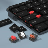Kailh 1350 Chocolate White Low Profile Mechanical Keyboard Switches,Clicky Rgb/Smd Switch(72Pcs,Choc White)