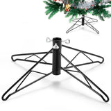 Christmas Tree Stands Metal Folding Artificial Christmas Tree Legs Replacement Holder Base For Xmas Winter Holiday New Year Decorations (Dark Green, 18 Inch)