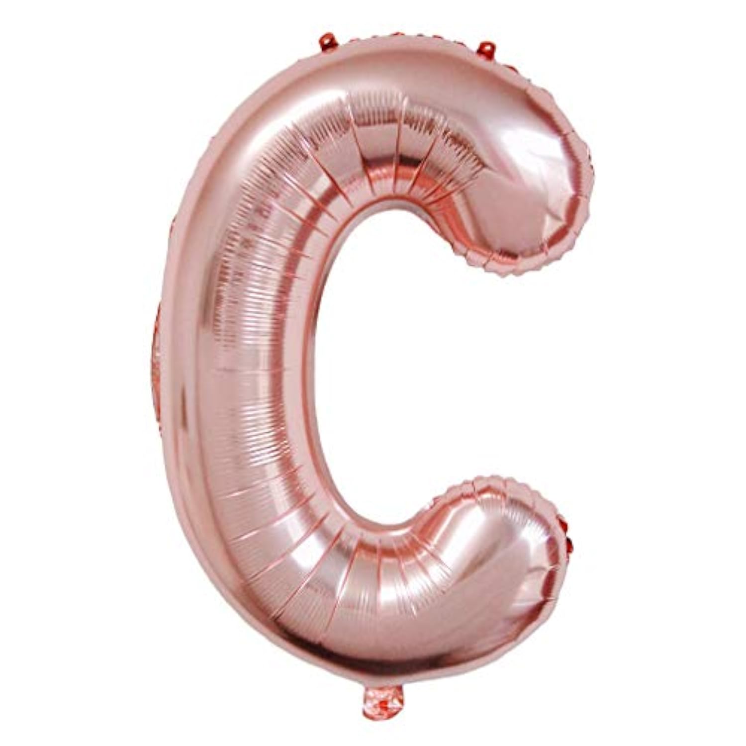 34 Inch Rose Gold Balloons Foil Letters A To Z Numbers 0 To 9 Helium Balloons Bridal Baby Shower Wedding Birthday Party Prom Decoration (Letter C)