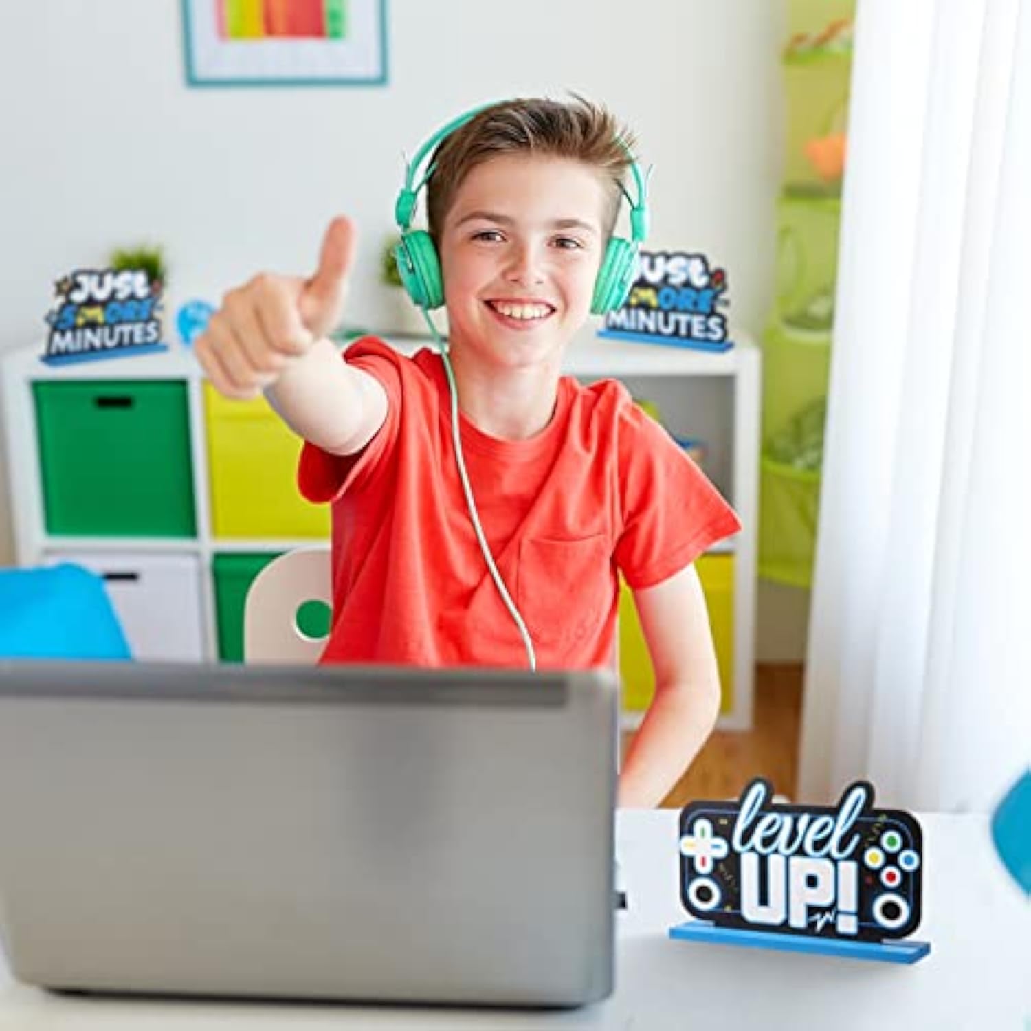 Video Game Party Centerpiece Table Level Up Birthday Decorations Gamer