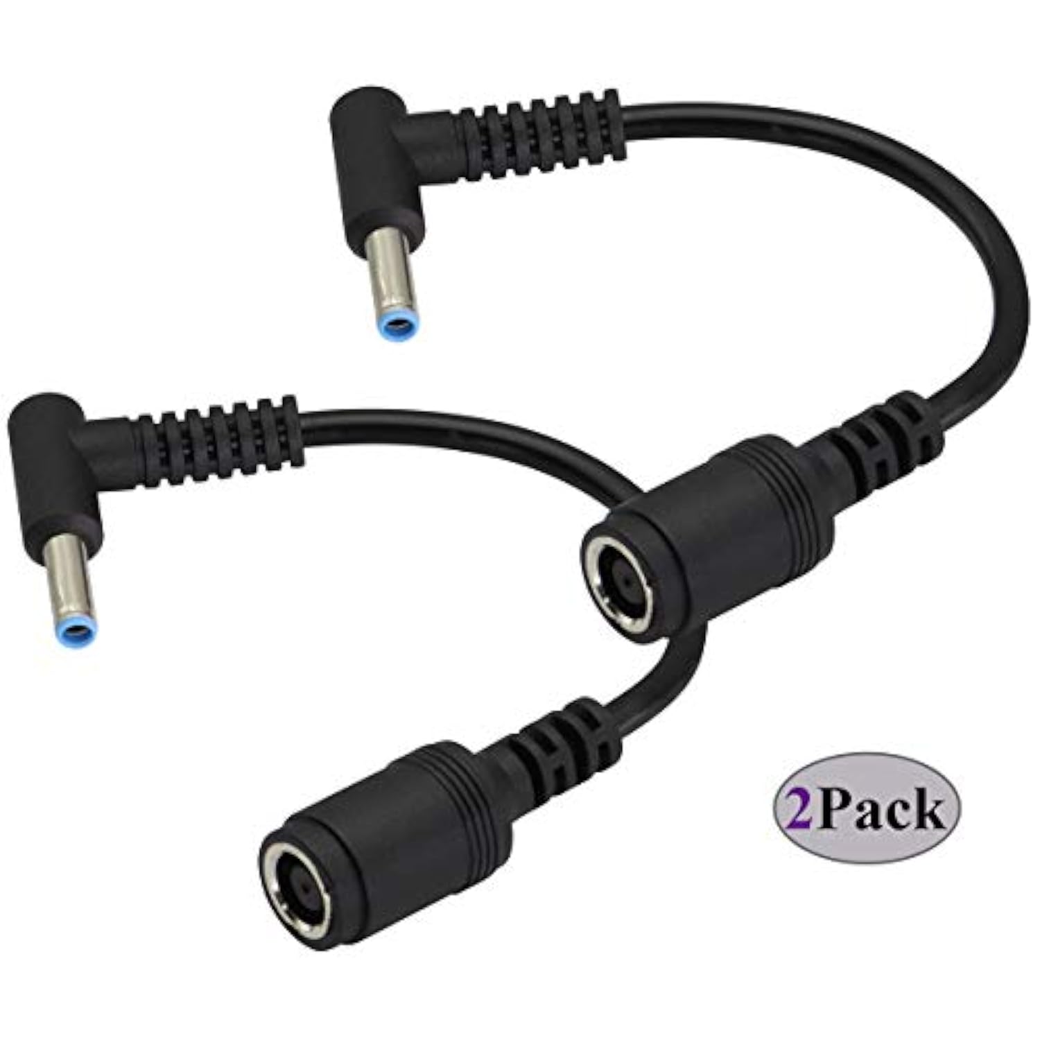 90 Degree Tip Laptop Power Cable Dc 7.4Mm X 5.0Mm Female To 4.5Mm X3.0Mm Male