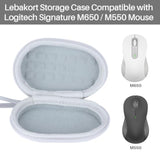 Storage Case Compatible With Logitech Signature M650 / M550 Mouse (Black Case)