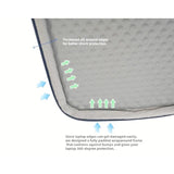 Slim Laptop Bag 13.3 Inch – Shockproof Laptop Case With Handle & Pocket, Compatible With Dell, Hp, Lenovo, Asus Notebook, Lightweight Sleeve For Men & Women (Navy Blue)