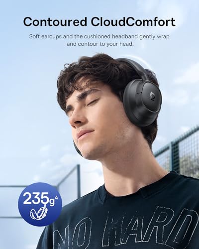 Bass BH1 NC Adaptive Active Noise Cancelling Headphones, Real-Time Adaptive Hybrid ANC, SuperBass 2.0, LDAC Hi-Res Sound, 80H Playtime, 5-Mic AI