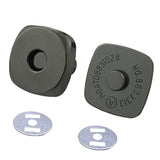 20 Sets - 18Mm 3/4" Square Shape Magnetic Snaps Closures Clasp In Purs