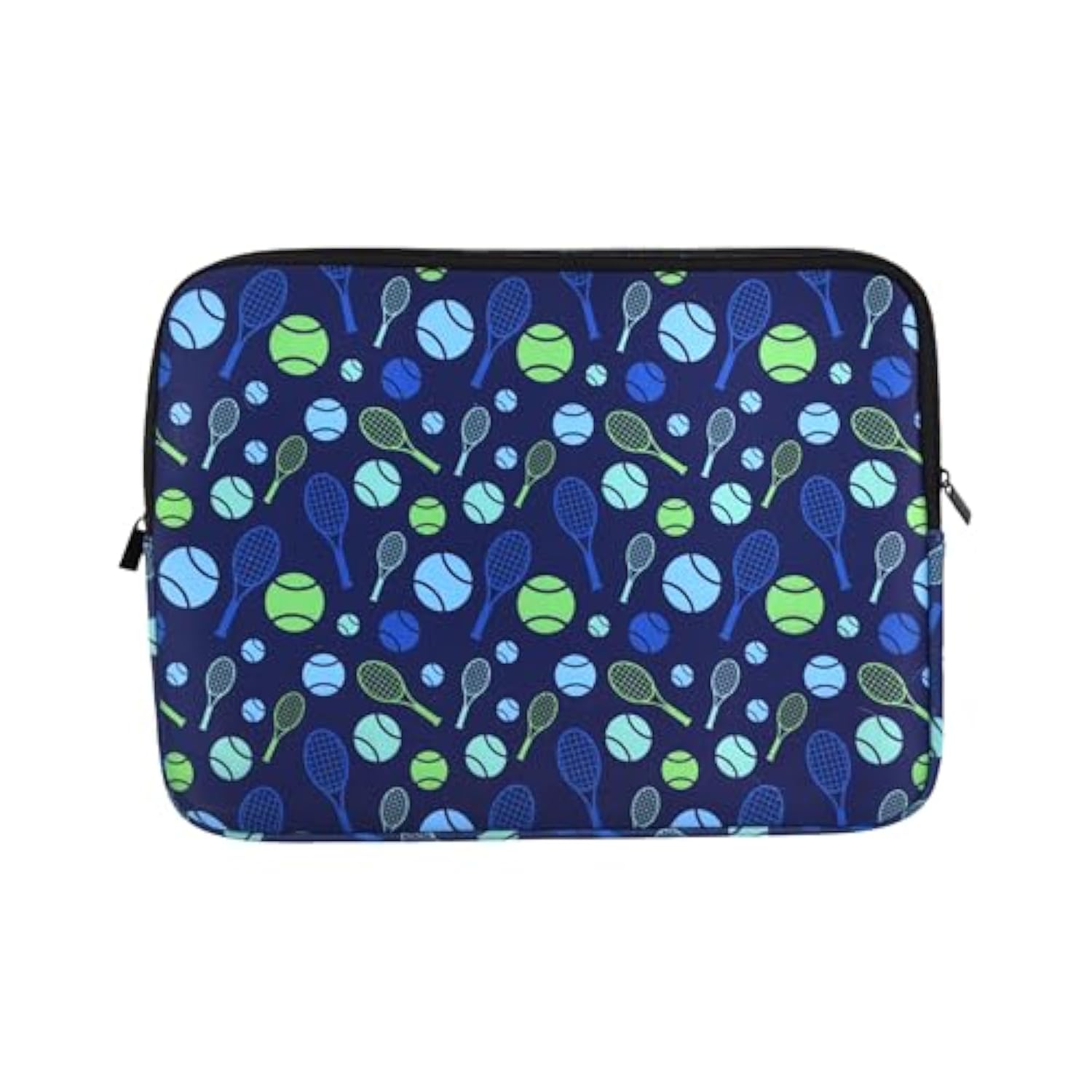 Tennis Themed Pattern Laptop Sleeve Case For 13-15 Inch Laptop Case Bag Shockproof Protective Cover Briefcase Carrying Computer Bag Compatible With Tablet Notebook Tennis Balls Tennis Gift