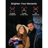 hohem iSteady XE Kit Gimbal Stabilizer for Smartphone, 3-Axis Phone Gimbal, Magnetic Fill Light, Portable and Foldable, Stabilizer for iPhone & Android, One-Key Inception, Ideal for Travel Vlogging