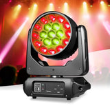 Minejie 19X15W Moving Head Stage Light,Rgbw 4-In-1 Led Zoom Beam Wash Strobe Effect,Dmx Sound Activated,540° Pan 270° Tilt,Professional Dj Lighting For Club Wedding Party Bar (Luces Para)