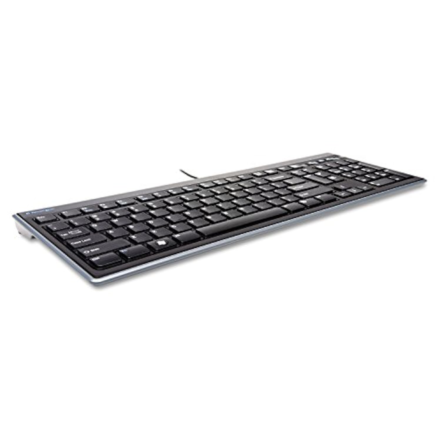 Kensington Slim Type Wired Keyboard (K72357USA),Black