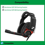 Noise Isolation Gsp500 Headset Ear Pads Headphone Replacement Earpads Compatible With Sennheiser Gsp 600 Gsp 500 Gaming Headset