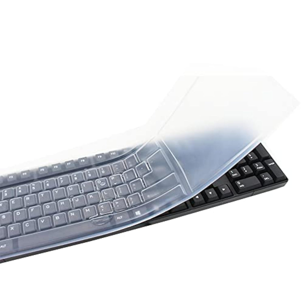 Clear Silicone Keyboard Cover Skin For Standard Size Computer/Desktop/Pc With