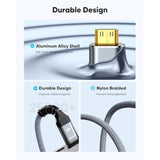 Mini Hdmi To Hdmi Cable 10Ft, (4K 60Hz) High Speed Hdmi To Mini Hdmi Male Bi-D
