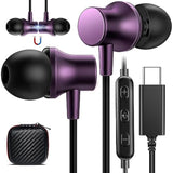 Usb C Headphone, Usb Type C Earphones Wired Earbuds For Pixel 7 6A 6 Pro Magne