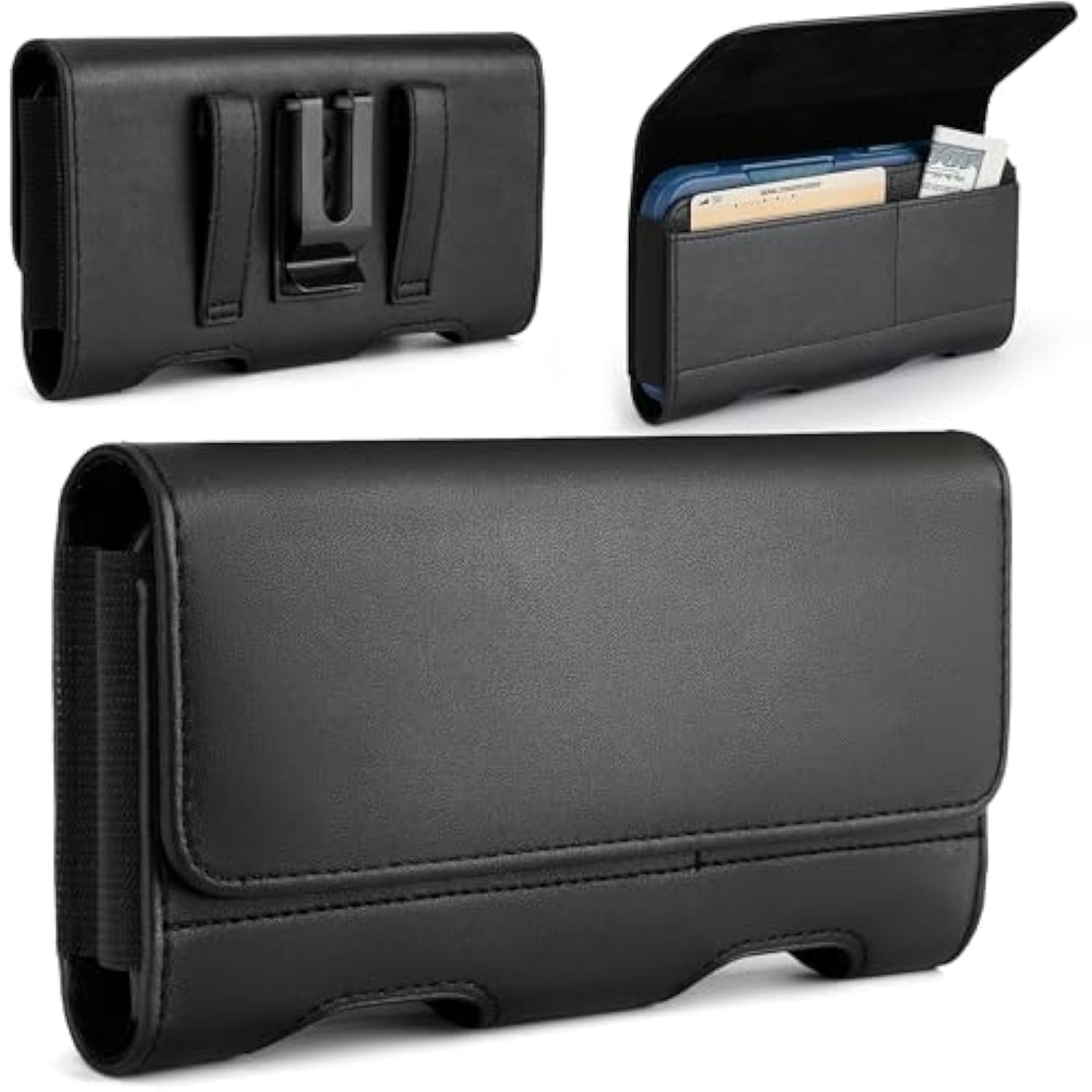 Phone Holster For Samsung Galaxy S25 Ultra,S24 Ultra, S23 Ultra, S22 Ultra, Note 20 Ultra 5G,Note 10 Plus, A04 A03 A24 4G A54 A51 A71 A23,Cell Phone Belt Clip Holster Holder Carrying Pouch