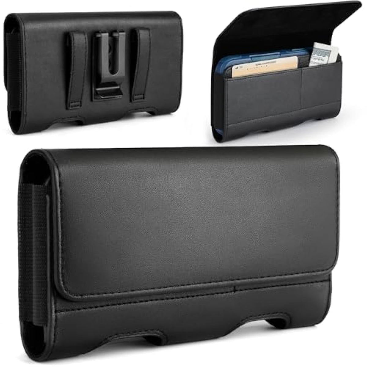 Phone Holster For Samsung Galaxy S25 Ultra,S24 Ultra, S23 Ultra, S22 Ultra, Note 20 Ultra 5G,Note 10 Plus, A04 A03 A24 4G A54 A51 A71 A23,Cell Phone Belt Clip Holster Holder Carrying Pouch