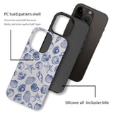 Case Compatible With For Iphone 14,Cute Blue Seashell Phone Case For Iphone 14 For Girl Women Boy Men