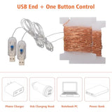 2 Pack Usb Fairy Lights, 33Ft 100 Led String Lights With Timer & 8 Modes - Usb Plug-In Indoor Mini Lights For Bedroom, W