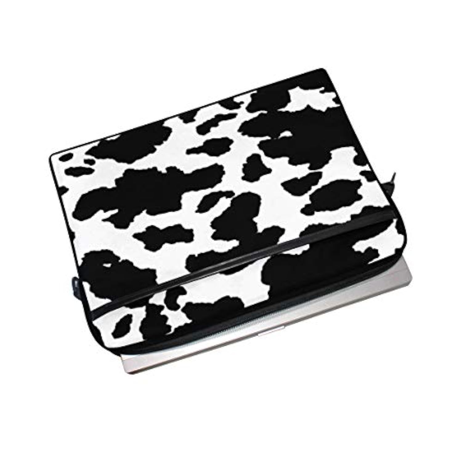 Laptop Bag Case Geometrical Animal Skin Cow Print Computer Protector Bag Travel Totes Briefcase With Shoulder Strap For Women Men Girl Boys