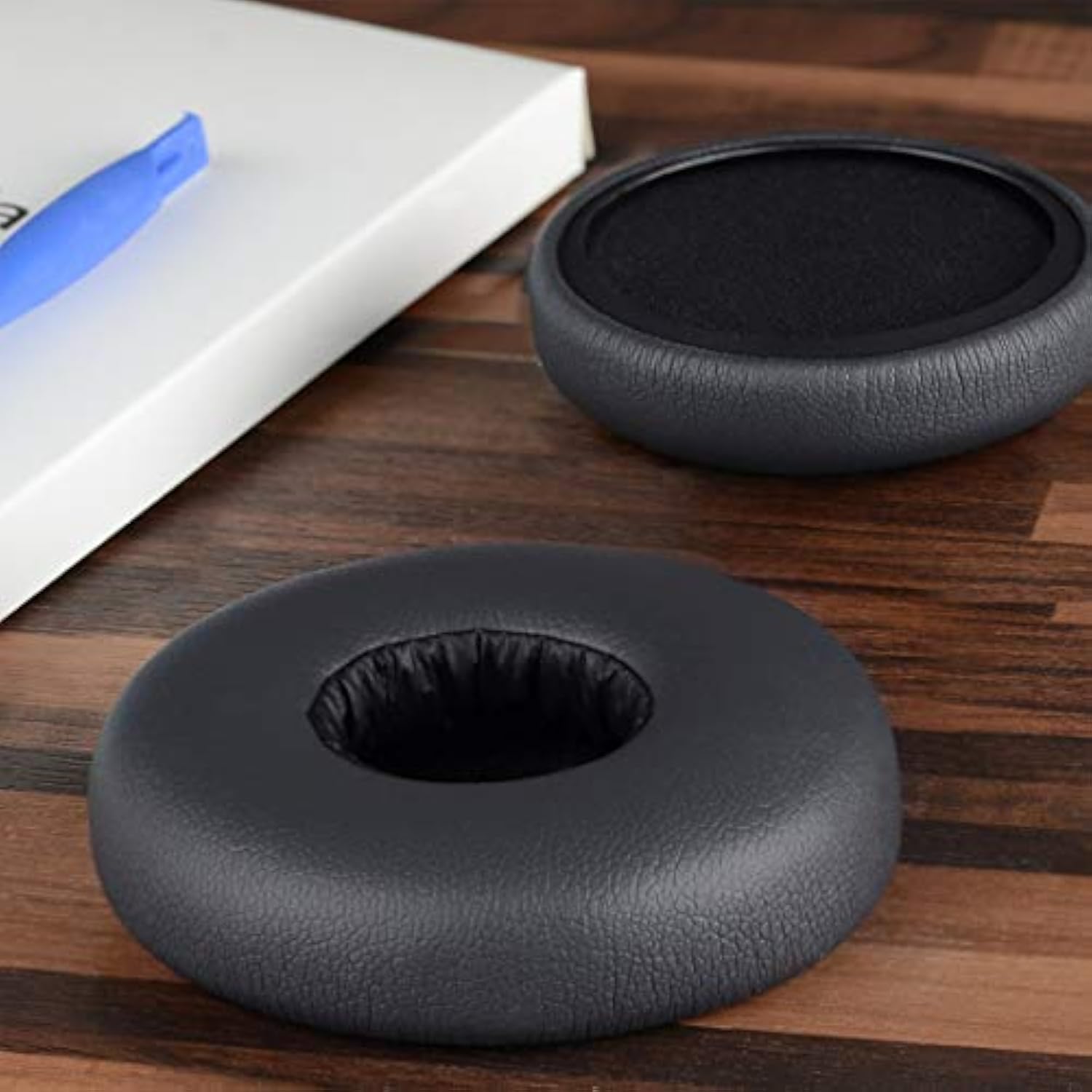 Geekria QuickFit Replacement Ear Pads for AKG N60NC Wire Headphones (Not fit for N60NC Wireless), Repair Parts (Dark Grey)