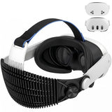 Head Strap for Meta Quest 3/Quest 3S, 0.20LB (90g) Ultra-Light Adjustable Comfort VR Head Strap, Breathable & Skin-Friendly, Stain-Resistant Washable