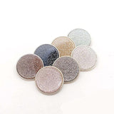 5 Pcs Metal Round Shank Button Many Sizes Special Sparkling Buttons Fo