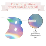 Pre-Strung It'S Me Hi I'M The Bride It'S Me Banner - No Diy - Iridescent Bachelorette Party Banner - Pre-Strung On 8 Ft Strand - Taylor Themed Bachelorette Party Decorations. Did We Mention No Diy