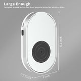 Mouse Jiggler, Undetectable Mouse Mover Device Wiggler Shaker With Drive Free Usb Cable And Usb Adapter, Physical Automatically Mouse Movement, Keep Pc Screen Active, Silver