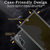 [2+2 Pack] Privacy Screen Protector For Samsung Galaxy S22 Plus 5G, Anti-Spy Shatterproof Tempered Glass With Camera Lens Tempered Glass 9H Hardness Bubble Free