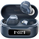 Nc9 Hybrid Noise Cancelling Wireless Earbuds, Bluetooth 5.3 Ear Buds, 6 Mic Enc, Ipx8 Waterproof, 60H Playtime, App Eq