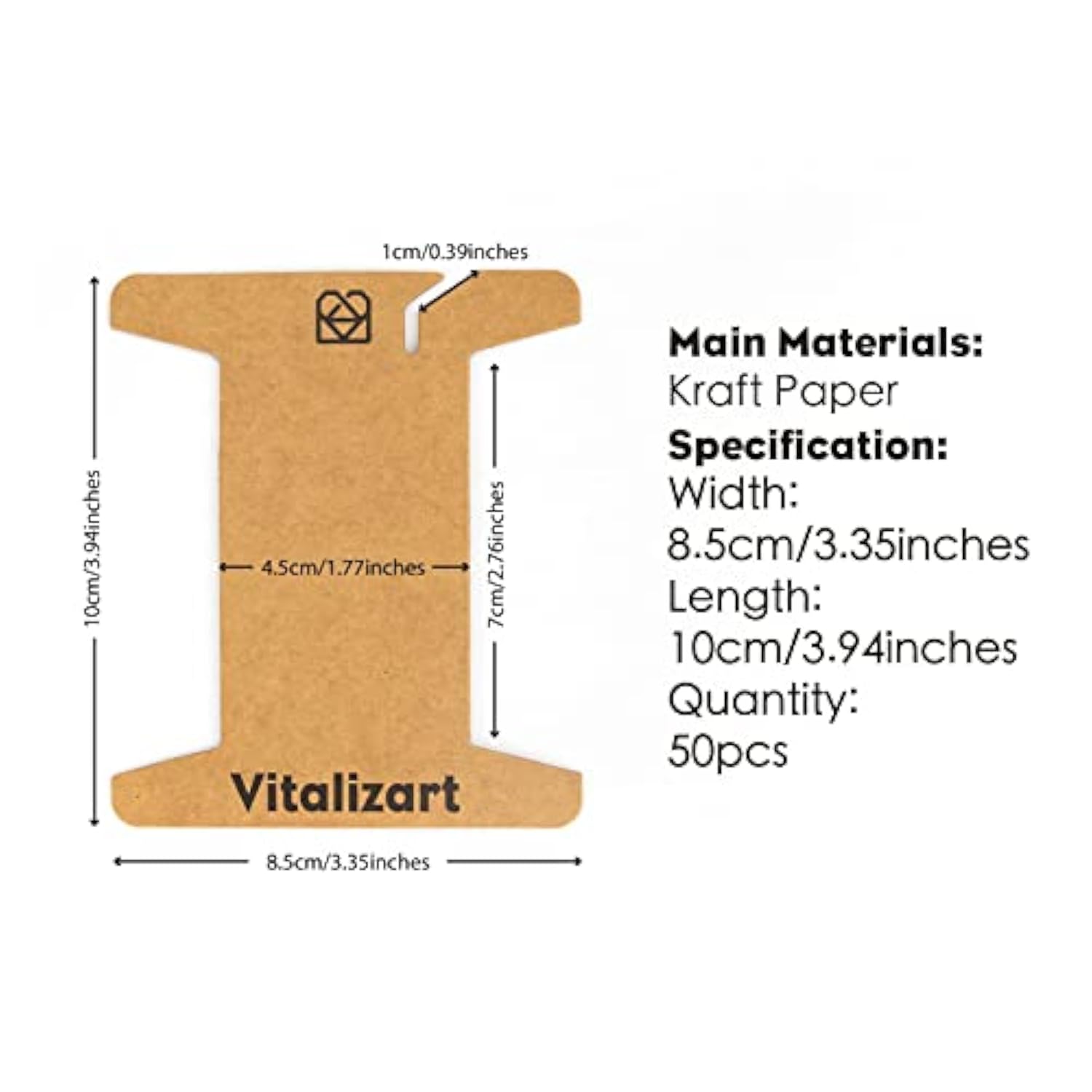 Ribbon Storage Organizer 50 Pcs Ribbon Spools Empty Cardboard Yarn Bob