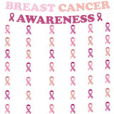 Breast Cancer Awareness Decorations, Pink Ribbon Party Supplies with 2 Banner Garlands and 6 Streamer Curtains, Breast Cancer Awareness Month Decor for Charity Survivor Fundraising Event