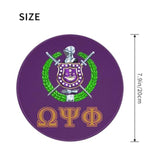 Psi Phi Mouse Pad Series Anti-Slip Mouse Mat For Office Computer Mousepads Round Gaming Mouse Pad 7.9 X7.9 Inchs