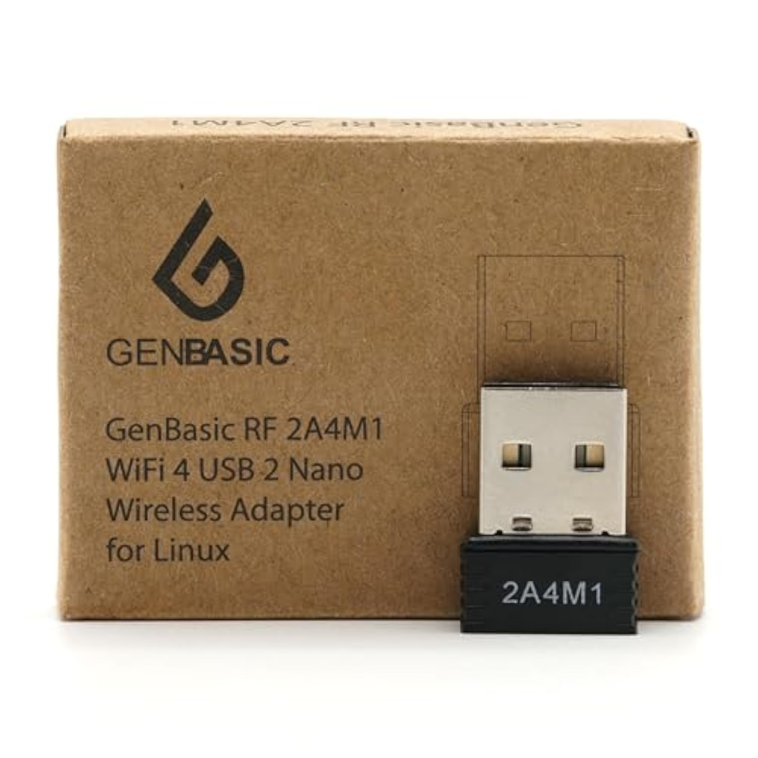 Wifi 4 Usb Nano Wireless Network Dongle Adapter For Linux (Black)
