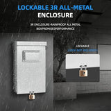 Pack Of 2 30 Amp Ac Disconnect Switch Outdoor 120/240Vac Pull Out Switch Waterproof Metal Box For Air Conditioning Fused (Fuse Not Included)