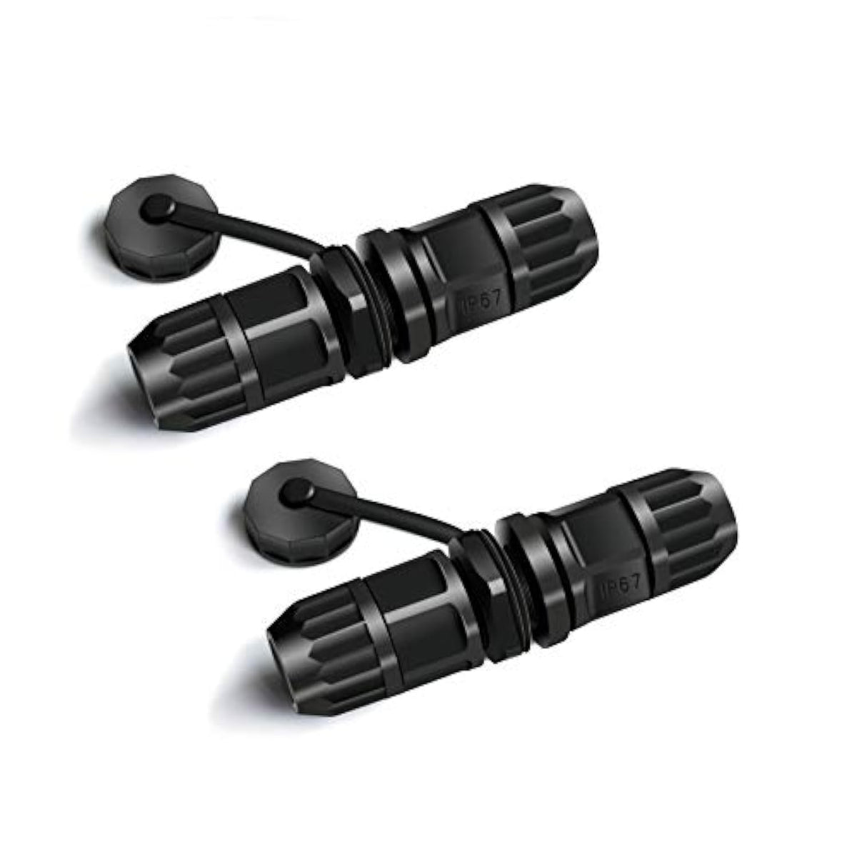 Rj45 Waterproof Connector, Female To Female, Panel Mount, 8P8C,Cat 6, Cat 5, C