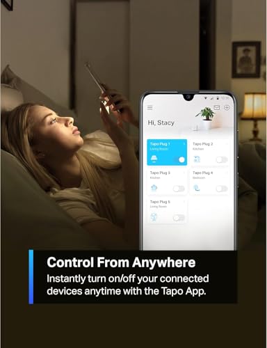 Tp-Link Smart Plug Mini 15A, Smart Home Wi-Fi Plug, Super Easy Setup, Compatible With Alexa & Google Home, No Hub Required, Ul Certified, 2.4G Wifi Only, White, P105(4-Pack)