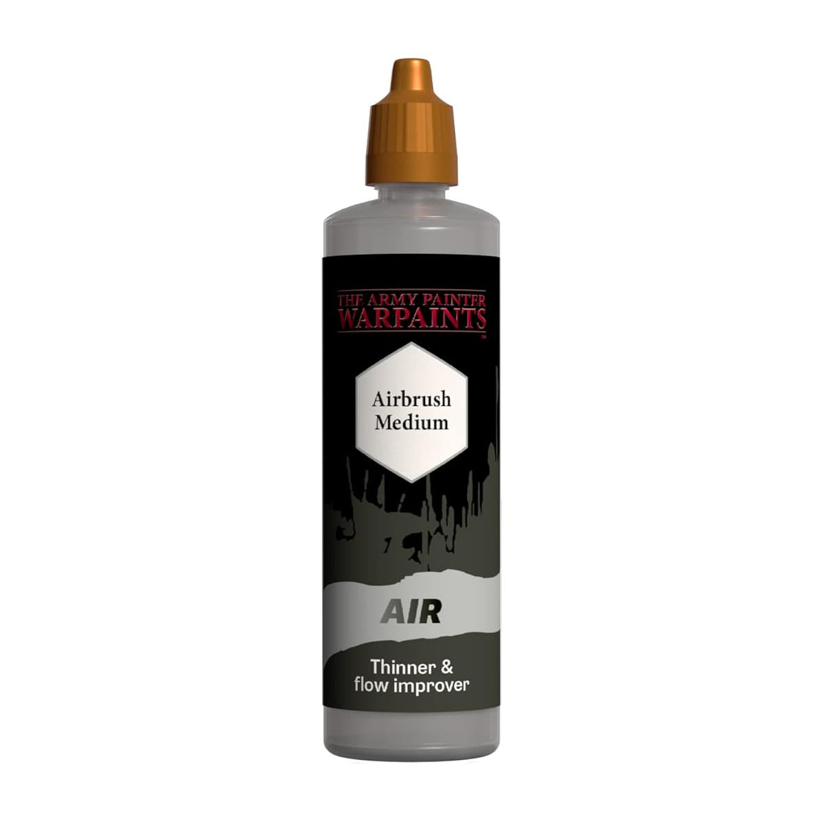 Airbrush Medium, 100Ml Dropper Bottle Acrylic Paint Thinner, Flow Improver, For Airbrushing And Painting Wargaming Miniatures, Perfect For Tabletop Boardgames