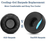 50Mm Earpads Cooling Gel Compatible With Jabra Pro 920 Pro 930 Pro 925 Pro 935/Vxi Blueparrott B250-Xts 204123 B250-Xt/Telex Airman 750 760/Blackwire C320 3210 3220 3320 Headset Round Earpads