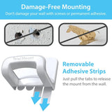 Headphone Holder – Hanger Won’T Damage Your Wall With Screws Or Permanent Adhe