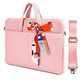 17-17.3 Inch Laptop Sleeve Shoulder Bag Briefcase Women Ladies Handbag For Hp Envy 17/Pavilion 17/Omen 17.3, Dell G3 G7 17.3/ Inspiron 17, Acer Aspire 17, Asus Rog Msi Gs75 Gf75 17.3 Case, Pink