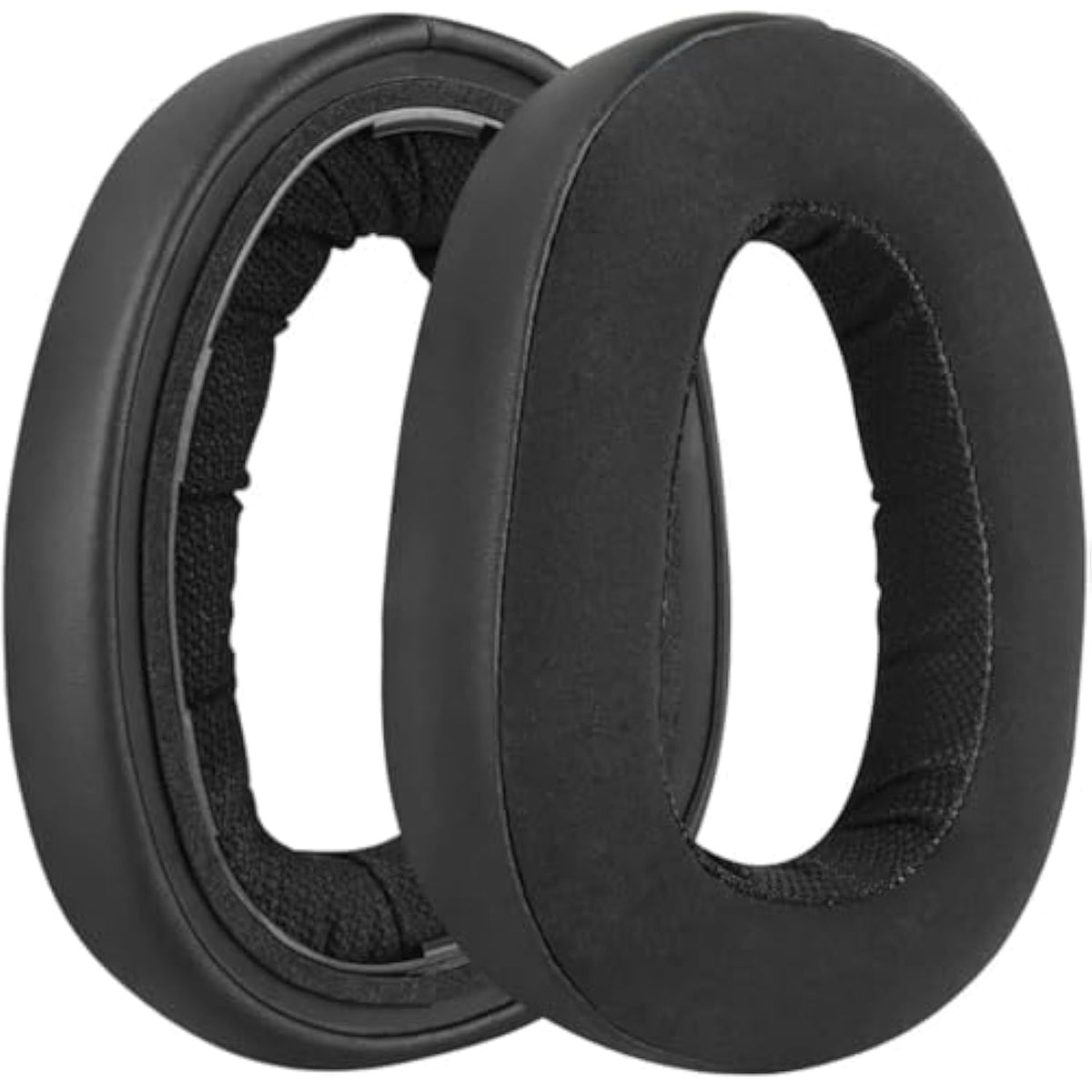 Replacement Earpads Cushions Compatible With Sennheiser Gsp 600/500 On-Ear Headphone, 1 Pair Artificial Leather Ear Pads With Soft Memory Foam, Noise Isolating Earpads(Black)